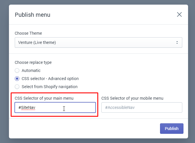 Why the menu does not show or shows incorrectly on our website?